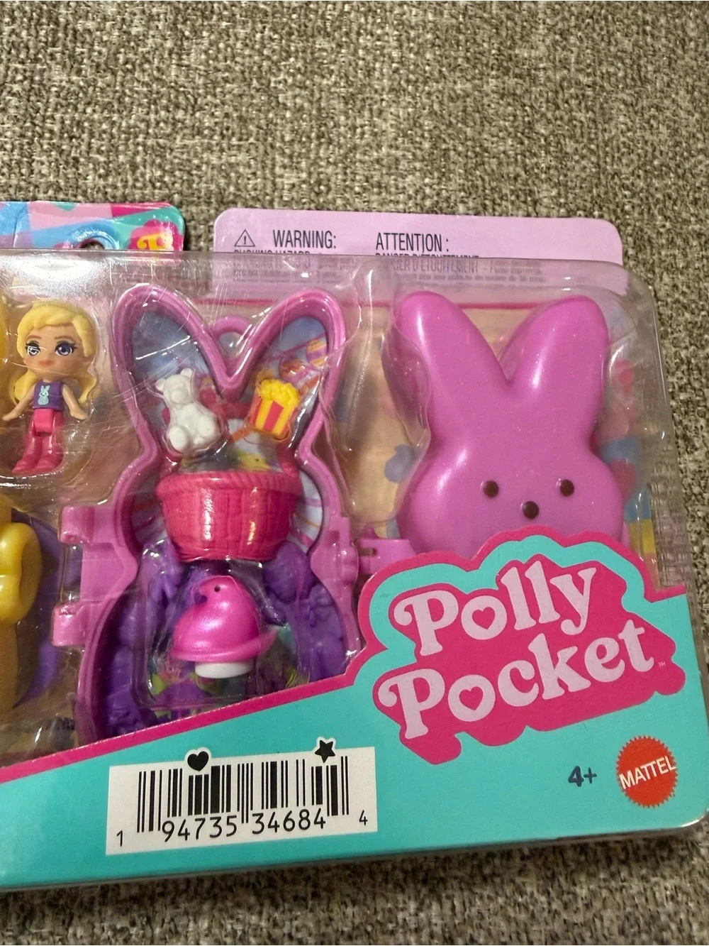 Mattel Polly Pocket Peeps Bunny Playset